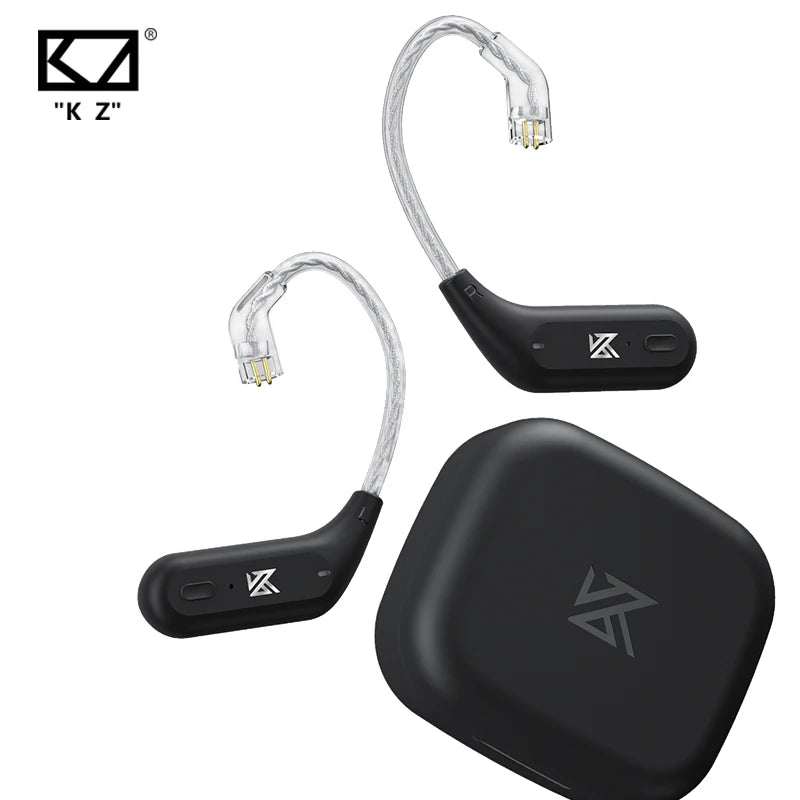 AZ09 HD Bluetooth 5.2 Ear Hook Headset Cable HIFI Wireless Upgrade Cable with Charging Case Z1 S2 ZSTX Z1 ZSX DQ6 ZS10 PRO